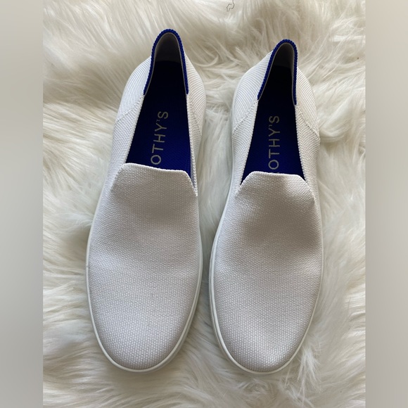 Rothy's Shoes - Rothy's The Original Slip On White Sneakers size 9